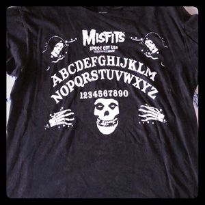 Misfits Ouija board styled shirt